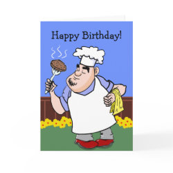 BBQ Birthday Card card