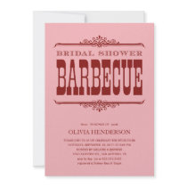 BBQ Bridal Shower Invitations