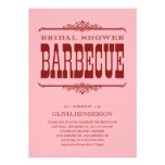 BBQ Bridal Shower Invitations