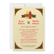 BBQ Couples Bridal Shower Invitation