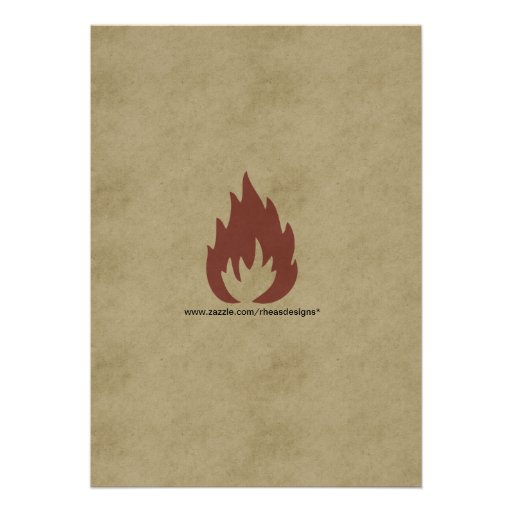 BBQ Flame Invitation