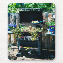BBQ Flower Mousepad