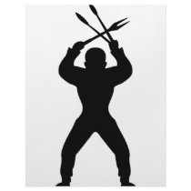 BBQ freak icon black letterhead