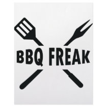 BBQ-Freak with cutlery icon letterhead