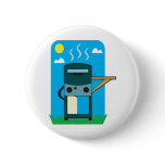bbq gas grill button