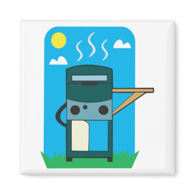 bbq gas grill magnets by doonidesigns