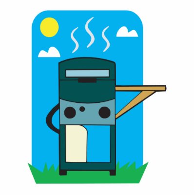 bbq gas grill cut out by doonidesigns