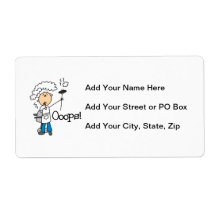 BBQ Gone Bad Shipping Labels