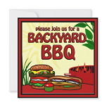BBQ Grill Picnic Backyard Invitation 2