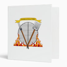 BBQ Grill Royal Crest Vinyl Binder