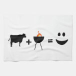 BBQ = Happiness Hand Towels