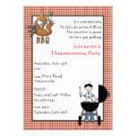 BBQ Housewarming Party Invitation