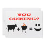 BBQ invitation