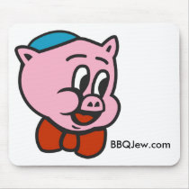 BBQ Jew Icon Mousepad mousepads