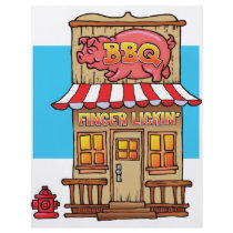 BBQ Joint flyers by wizardofdraws BBQ Joint flyers