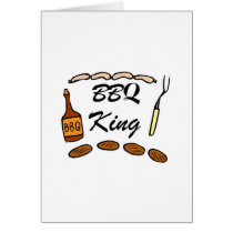 BBQ King Greeting Card