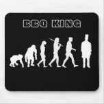 BBQ King Evolution of Grill Masters Cooking Art Mouse Pad