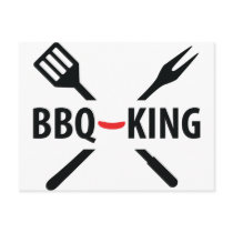 BBQ-King icon postcards