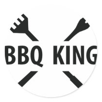 BBQ King icon stickers