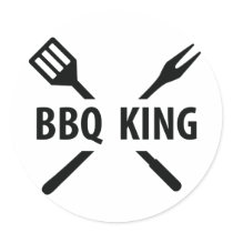 BBQ King icon stickers