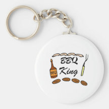 BBQ King Key Chain