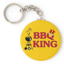 BBQ King Key Chain