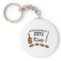 BBQ King Key Chain
