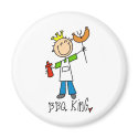 BBQ King magnets by stick_figures BBQ King magnets