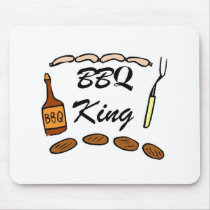 BBQ King mousepads by TeeZazzle BBQ King mousepads