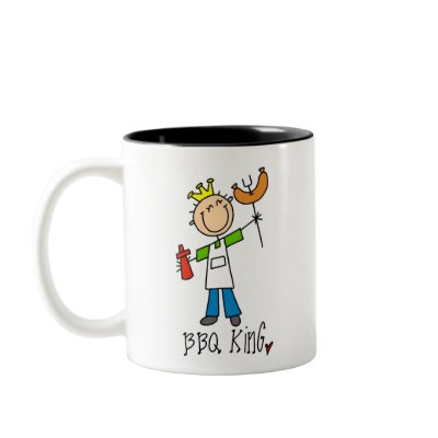 BBQ King Mug by stick_figures