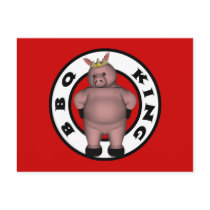BBQ King Postcard by RedRider08 BBQ King Postcard