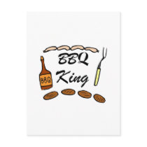 BBQ King postcards by TeeZazzle BBQ King postcards