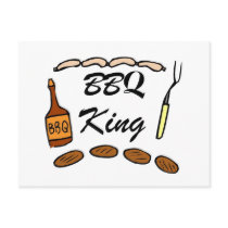 BBQ King postcards by CelebrationZazzle BBQ King postcards