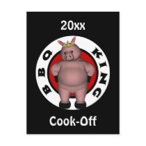 BBQ King Postcard by RedRider08 BBQ King Postcard