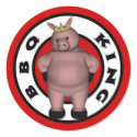 BBQ King Stickers