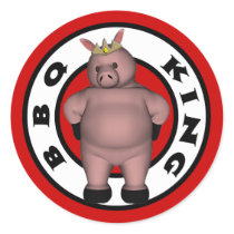 BBQ King Stickers by RedRider08 BBQ King Stickers