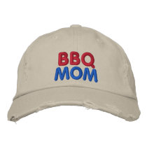 BBQ MOM, Customize Me! Embroidered Hats