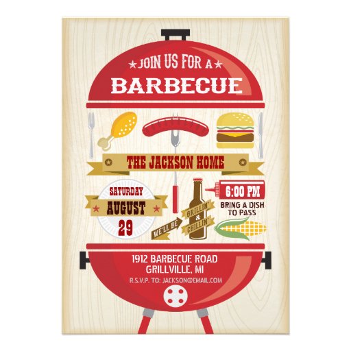 BBQ Party Invitation