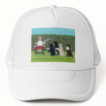 BBQ Party Labs in the Azalea Garden Mesh Hat