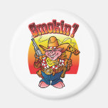 BBQ Pig Smokin'! Magnets