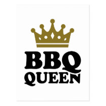 BBQ Queen postcards