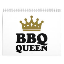 BBQ Queen Wall Calendar