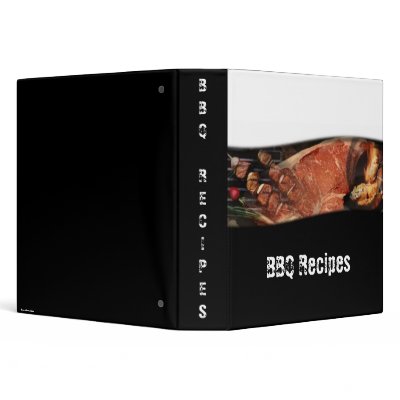 BBQ Recipes Avery Binder by Paper_Products