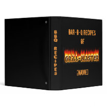 BBQ Recipes binders