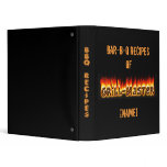 BBQ Recipes binders