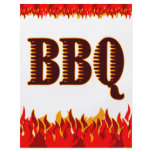 BBQ Red Flames Custom Flyer Template
