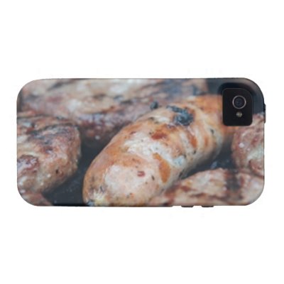 BBQ Sausages iPhone 4 Cases