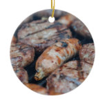 BBQ Sausages Christmas Ornaments