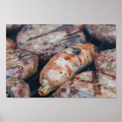 BBQ Sausages posters