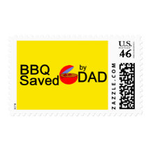 BBQ Saved by DAD Stamp